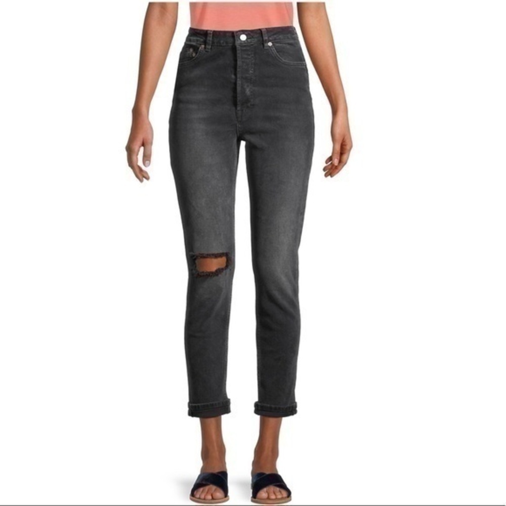 Free People Zuri Mom Stretch Jeans